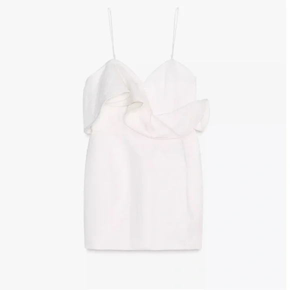 NWT ZARA VOLUMINOUS SHORT DRESS ZW COLLECTION - Picture 4 of 16